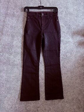 7 for All Mankind boot cut coated jeans